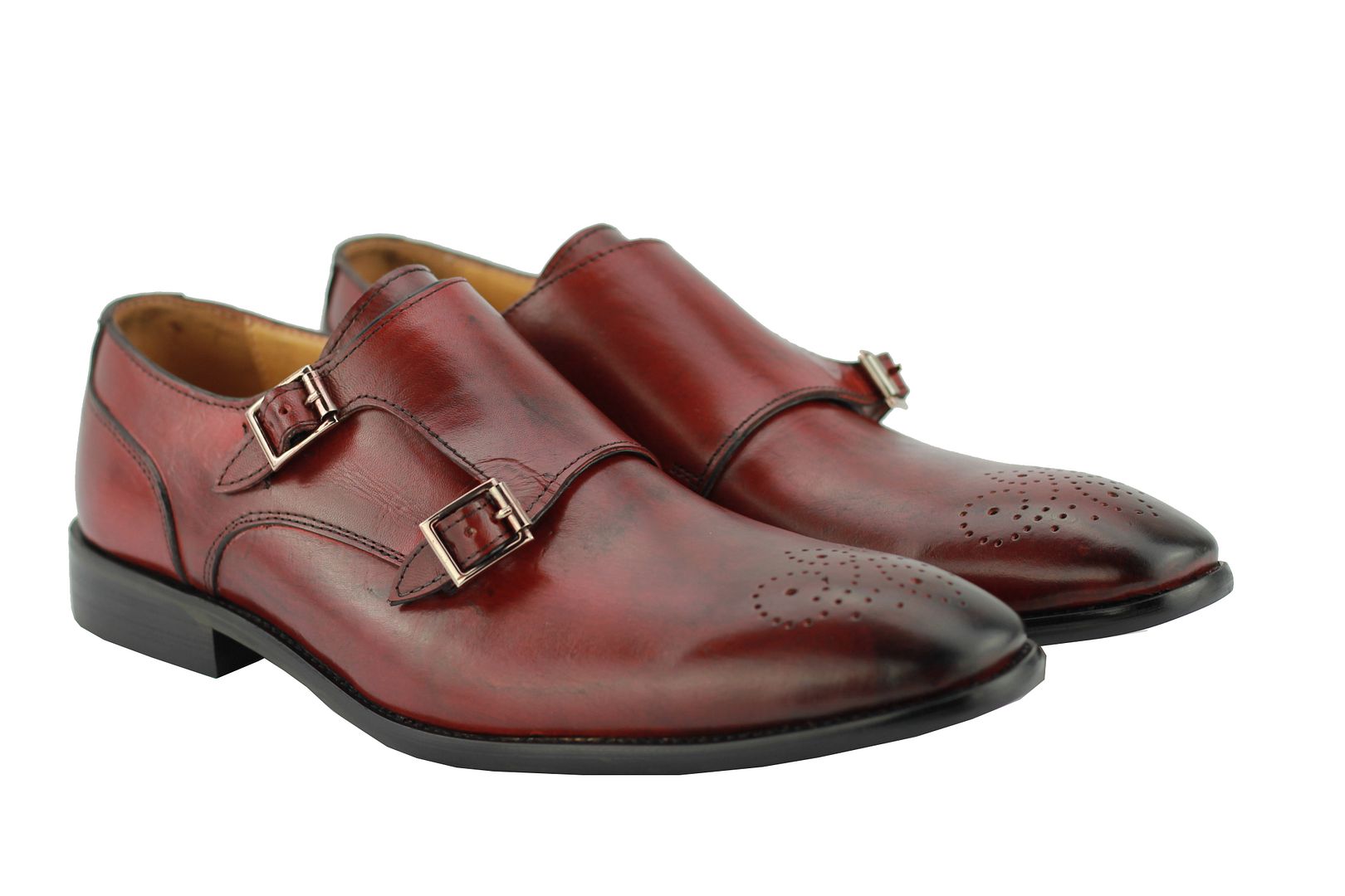 maroon leather shoes mens